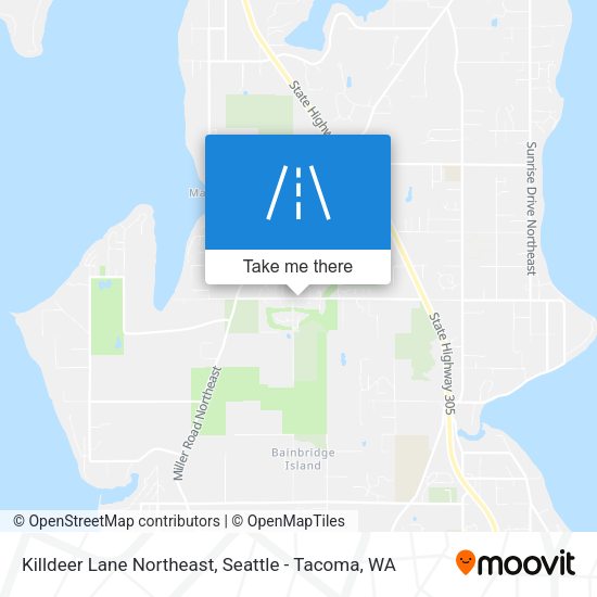 Mapa de Killdeer Lane Northeast