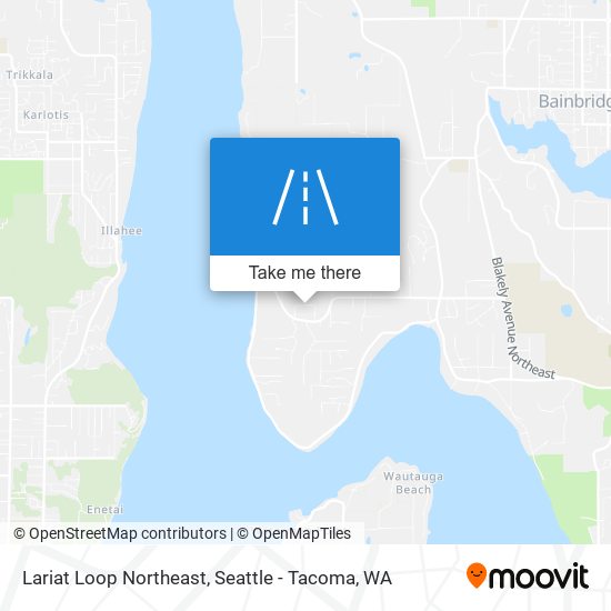 Mapa de Lariat Loop Northeast