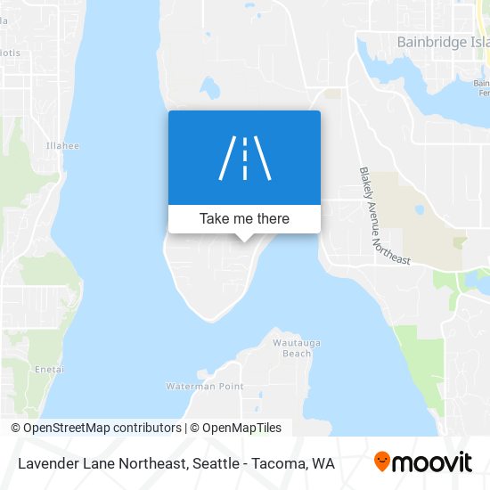 Mapa de Lavender Lane Northeast