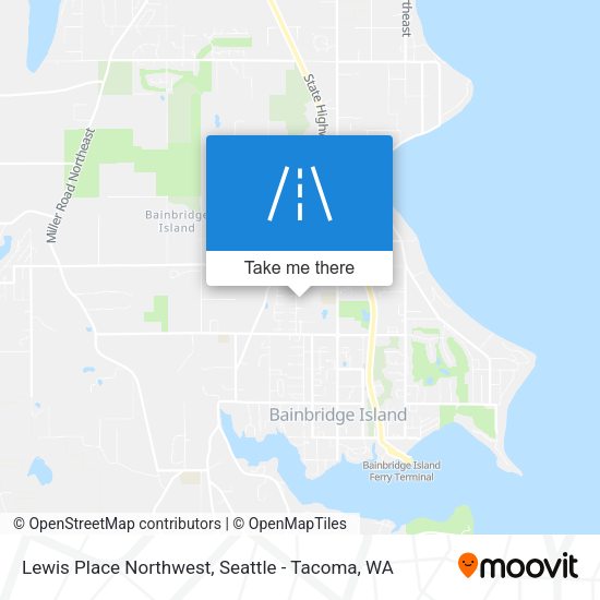 Mapa de Lewis Place Northwest