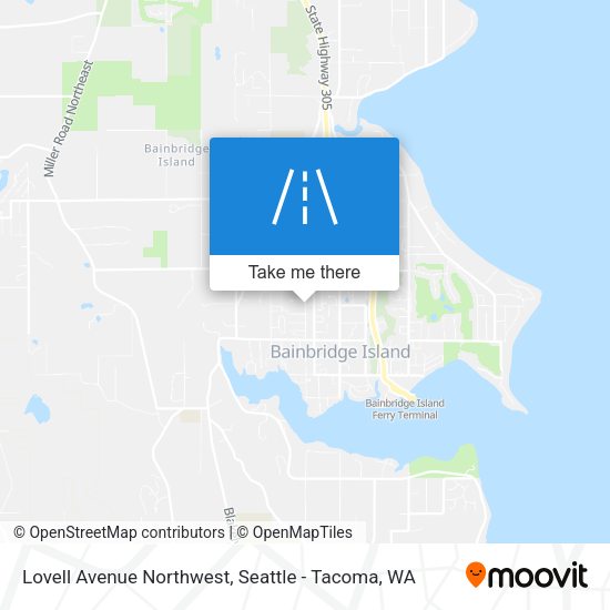 Mapa de Lovell Avenue Northwest