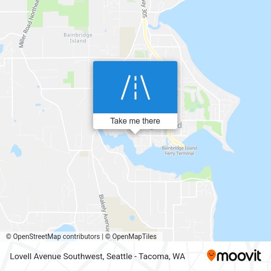 Mapa de Lovell Avenue Southwest