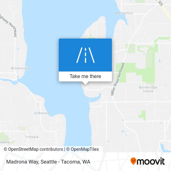 Madrona Way map