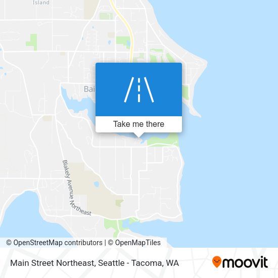 Main Street Northeast map