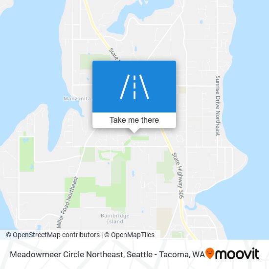 Meadowmeer Circle Northeast map