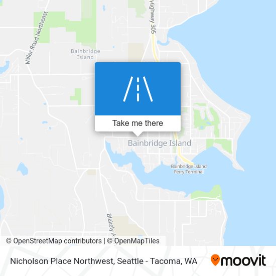 Nicholson Place Northwest map