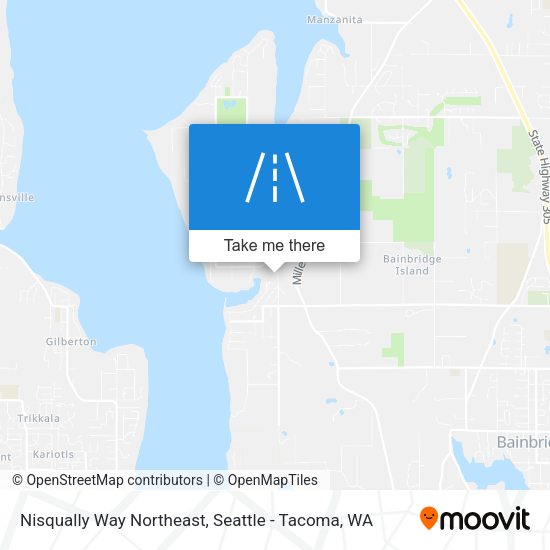 Nisqually Way Northeast map