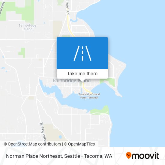 Norman Place Northeast map