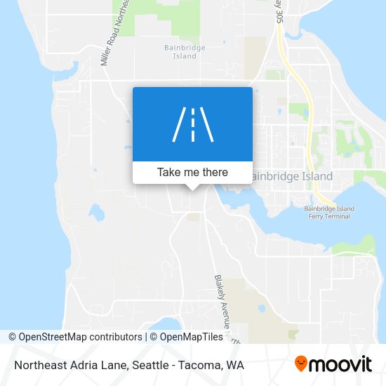 Northeast Adria Lane map