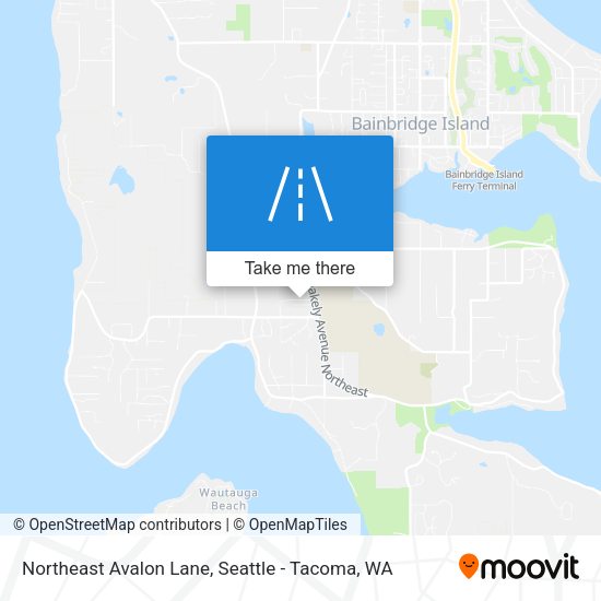 Mapa de Northeast Avalon Lane