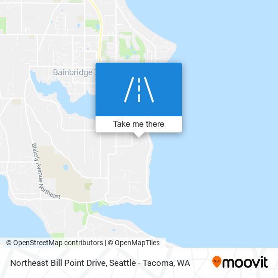 Northeast Bill Point Drive map