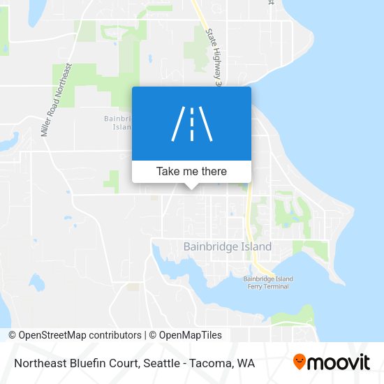Northeast Bluefin Court map
