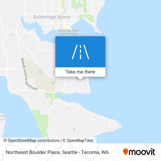 Mapa de Northeast Boulder Place