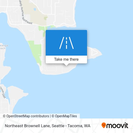 Northeast Brownell Lane map