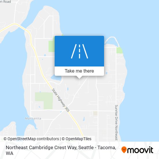 Mapa de Northeast Cambridge Crest Way