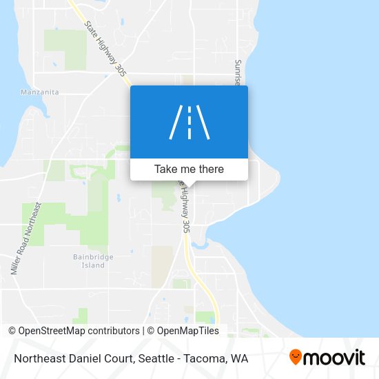 Northeast Daniel Court map