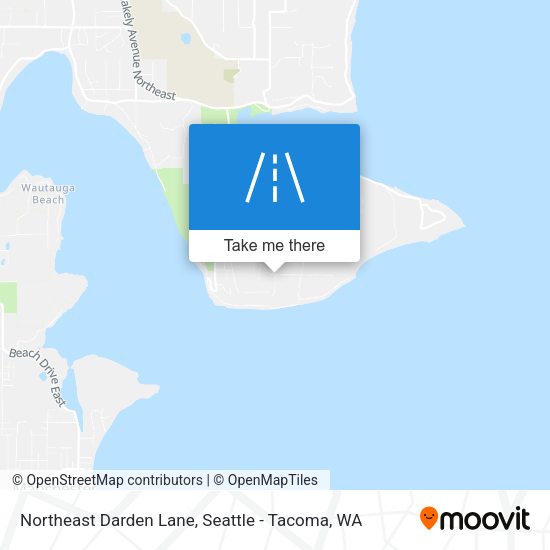 Northeast Darden Lane map