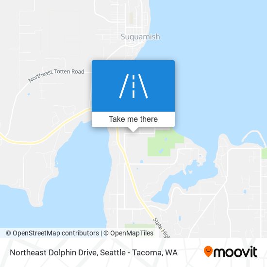 Northeast Dolphin Drive map