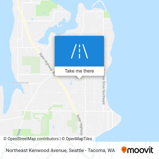 Northeast Kenwood Avenue map