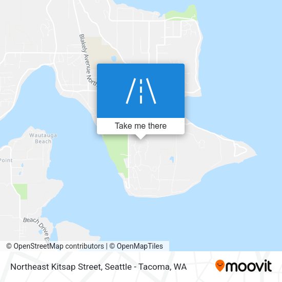 Mapa de Northeast Kitsap Street