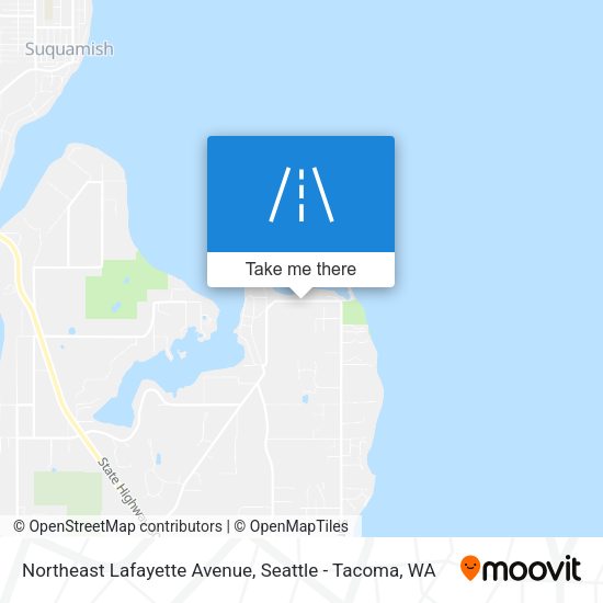 Northeast Lafayette Avenue map