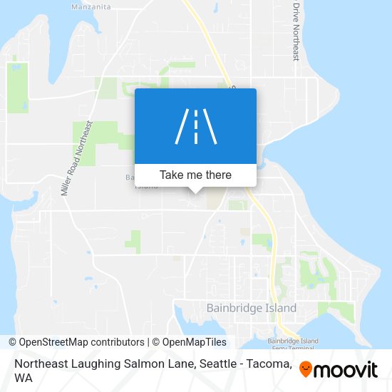 Northeast Laughing Salmon Lane map