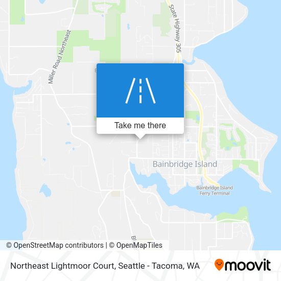 Northeast Lightmoor Court map