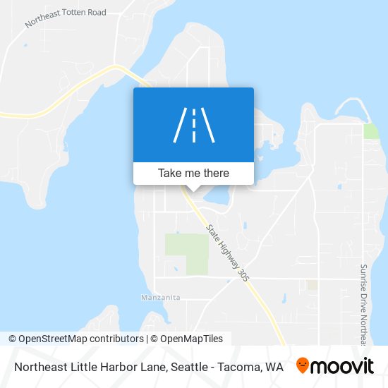 Mapa de Northeast Little Harbor Lane