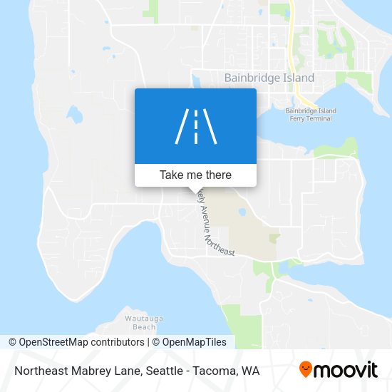 Mapa de Northeast Mabrey Lane
