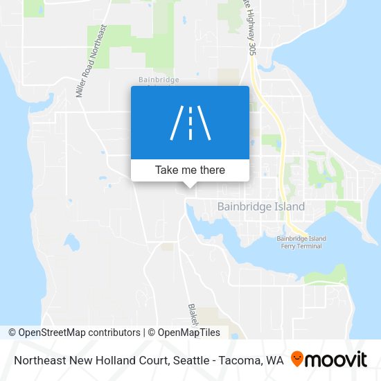 Northeast New Holland Court map