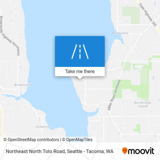 Northeast North Tolo Road map
