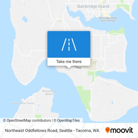 Mapa de Northeast Oddfellows Road