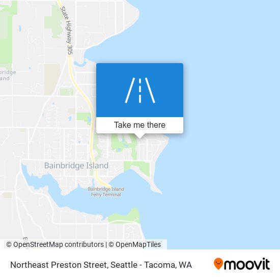 Northeast Preston Street map