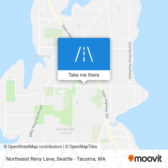 Mapa de Northeast Reny Lane