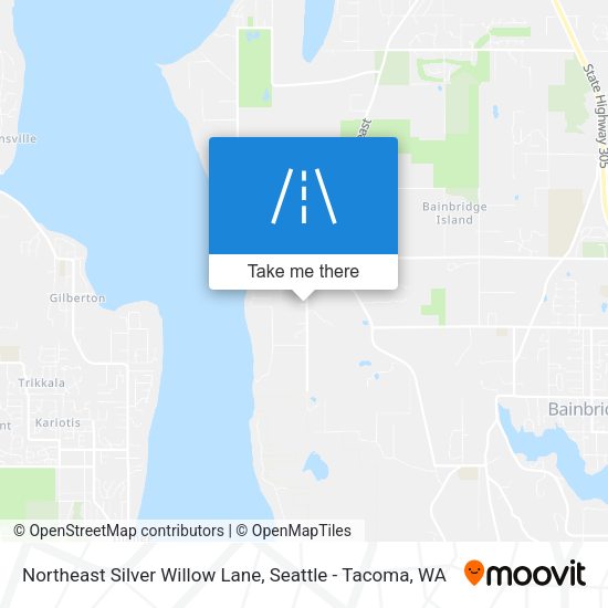 Northeast Silver Willow Lane map