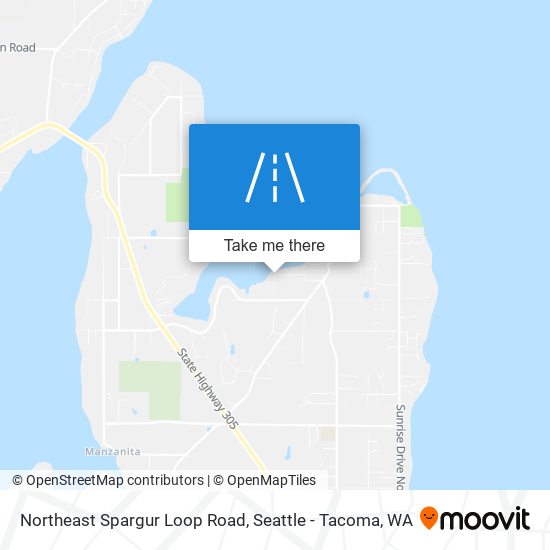 Mapa de Northeast Spargur Loop Road