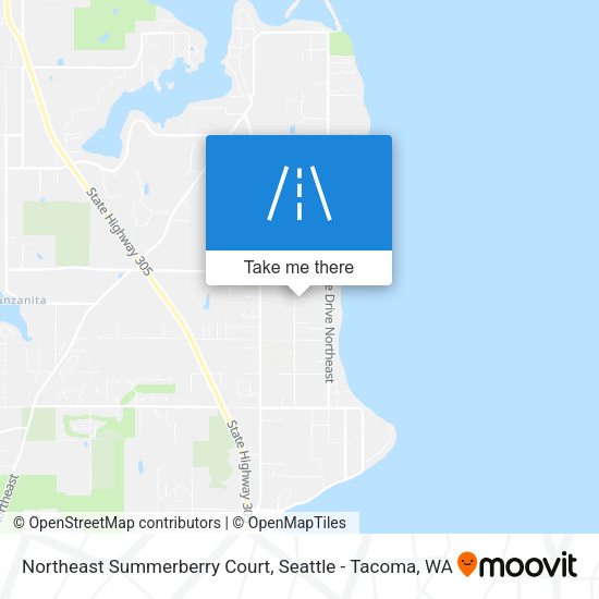 Northeast Summerberry Court map