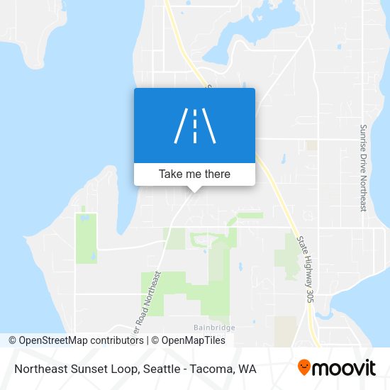 Mapa de Northeast Sunset Loop