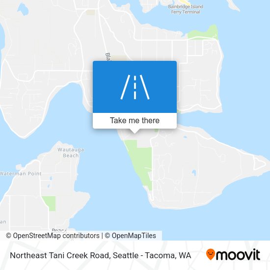 Mapa de Northeast Tani Creek Road