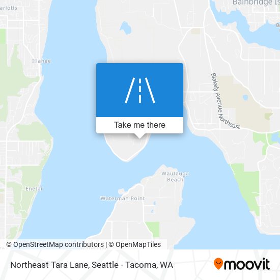Northeast Tara Lane map