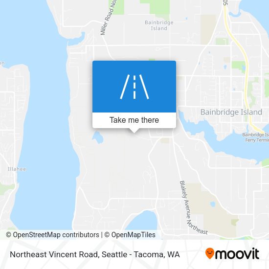 Mapa de Northeast Vincent Road