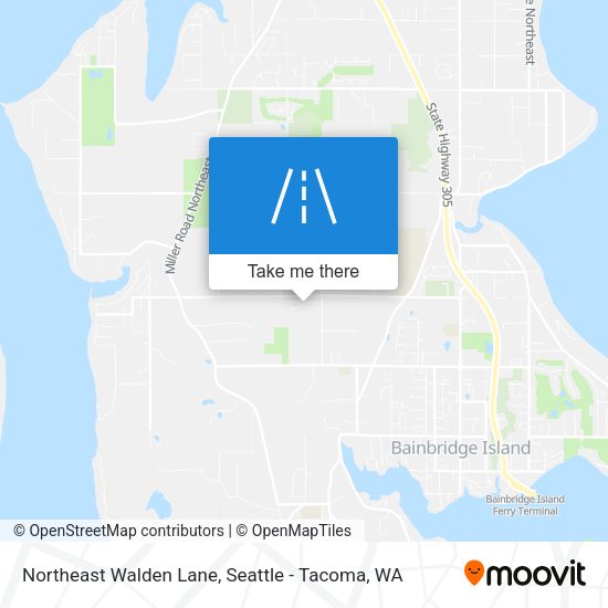 Mapa de Northeast Walden Lane