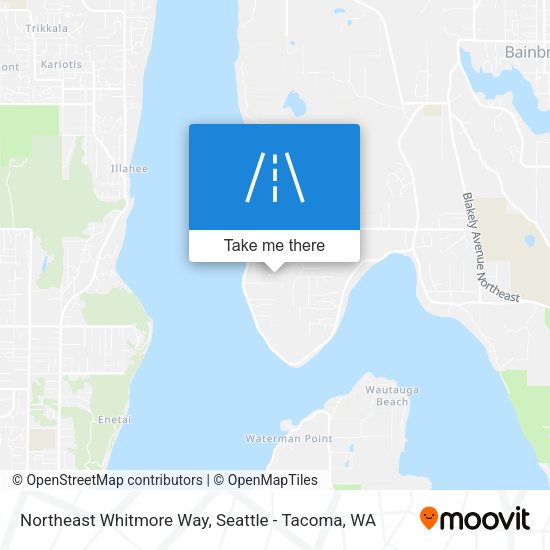 Northeast Whitmore Way map