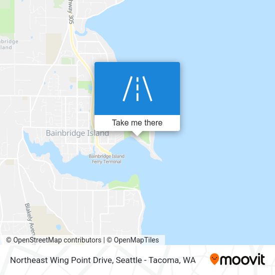 Northeast Wing Point Drive map