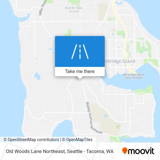 Mapa de Old Woods Lane Northeast