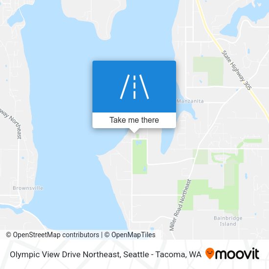 Olympic View Drive Northeast map