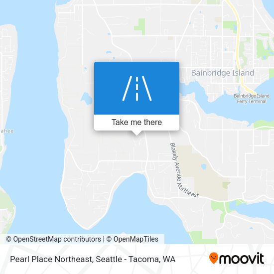 Mapa de Pearl Place Northeast