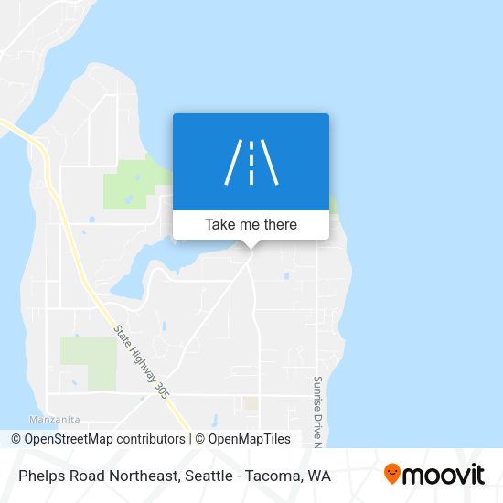 Mapa de Phelps Road Northeast