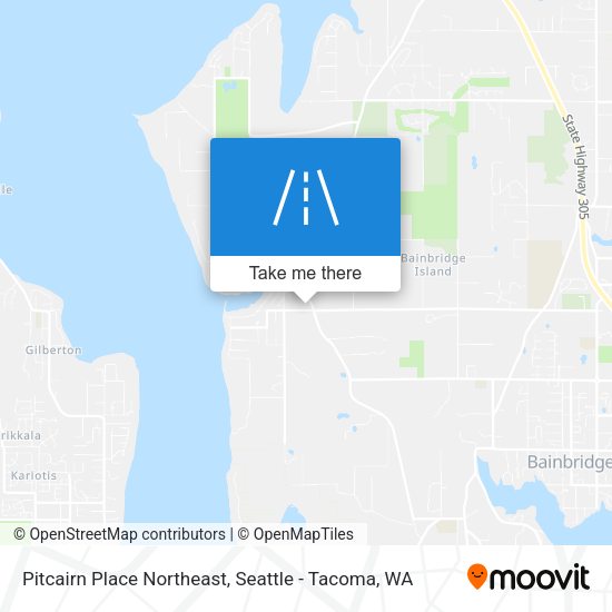Pitcairn Place Northeast map