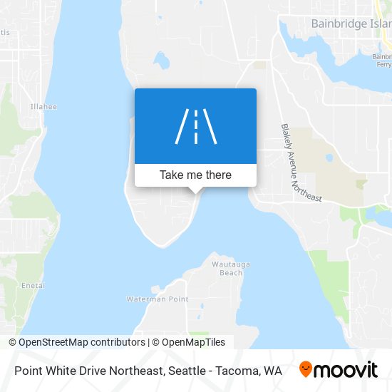 Mapa de Point White Drive Northeast